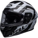 Race Star Flex DLX Helmet Labyrinth Gloss White Black