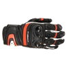 Oxford Products Oxford Products Cypher 1.0 Short Leather Gloves Black Red White - Thumbnail 1