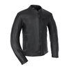 Oxford Products Oxford Products Henlow Leather Mens Jacket Black - Thumbnail 1