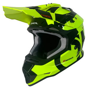 Oneal 2SRS V23 RL Slick Helmet Neon Yellow Black