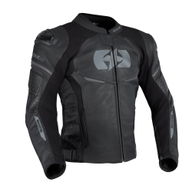 Nexus 1.0 Leather Mens Jacket Stealth Black