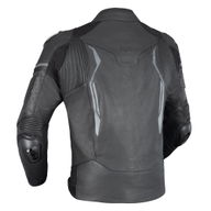 Nexus 1.0 Leather Mens Jacket Stealth Black