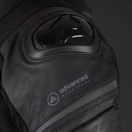 Nexus 1.0 Leather Mens Jacket Stealth Black