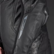 Nexus 1.0 Leather Mens Jacket Stealth Black