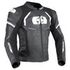 Oxford Products Oxford Products Nexus 1.0 Leather Mens Jacket Black White - Thumbnail 1
