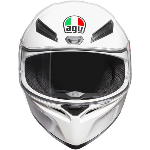 AGV K1 Plain Helmet White Size: S