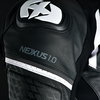 Oxford Products Oxford Products Nexus 1.0 Leather Mens Jacket Black White - Thumbnail 7