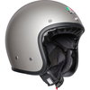 AGV X70 Mono Matt Grey Open Face Motorcycle Helmet Front Right                                                                                                                                                                                                 