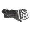 Dainese Carbon D1 Long Black White Anthracite Motorcycle Gloves Back                                                                                                                                                                                           