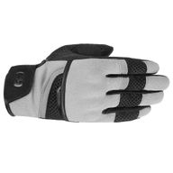 Brisbane Air Short Womens Gloves Charcoal White Black