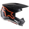 Alpinestars S-M5 Compass Helmet Matt Black Orange Flo Size: S