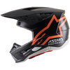 Alpinestars S-M5 Compass Helmet Matt Black Orange Flo Size: S