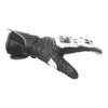 Dainese Carbon D1 Long Black White Anthracite Motorcycle Gloves Thumb side                                                                                                                                                                                     