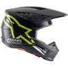 Alpinestars S-M5 Compass Helmet Matt Black Yellow Flo Size: S