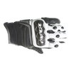Dainese Carbon D1 Short Black White Anthracite Motorcycle Gloves Back                                                                                                                                                                                          