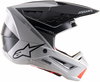 Alpinestars S-M5 Rayon Helmet Matt Light Grey Black Silver Size: S