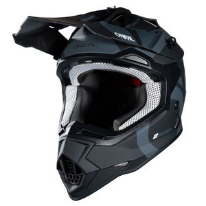 Oneal 2SRS V23 RL Slick Helmet Black Grey