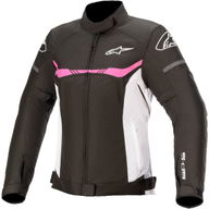 Stella T-SP S Waterproof Jacket Black White Fuchsia