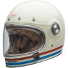 Bell Bell Bullitt Stripes Helmet Pearl White Oxblood Blue - Thumbnail 1