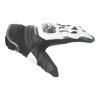 Dainese Carbon D1 Short Black White Anthracite Motorcycle Gloves Thumb side                                                                                                                                                                                    
