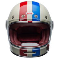 Bullitt Command Helmet Vintage White Oxblood Blue