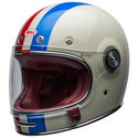 Bullitt Command Helmet Vintage White Oxblood Blue