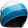 Bell Bell Custom 500 Helmet RIFF White Blue - Thumbnail 4