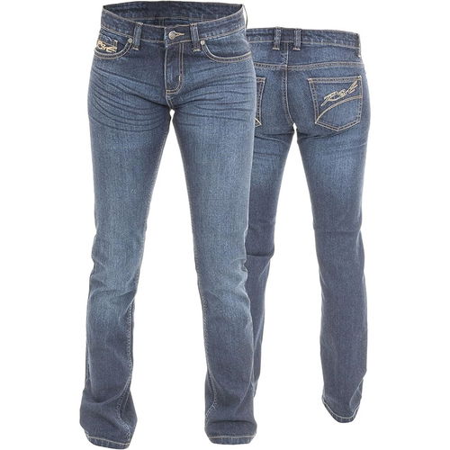 RST Straight Leg Casual Ladies Jeans Blue