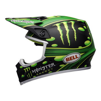 Bell MX-9 Mips Mcgrath Helmet Showtime Black Green Size: S