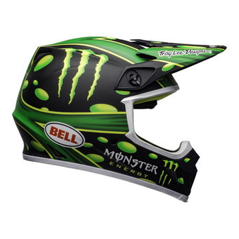 Bell MX-9 Mips Mcgrath Helmet Showtime Black Green Size: S