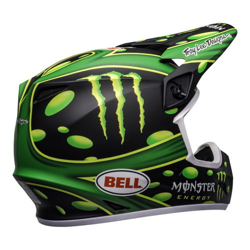 Bell MX-9 Mips Mcgrath Helmet Showtime Black Green Size: S