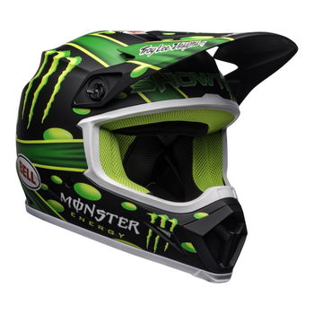 Bell MX-9 Mips Mcgrath Helmet Showtime Black Green Size: S