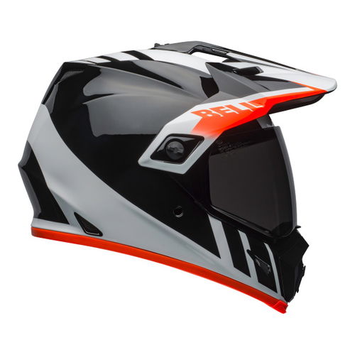 Bell MX-9 Adventure Mips Dash Helme Black White Orange Size: L
