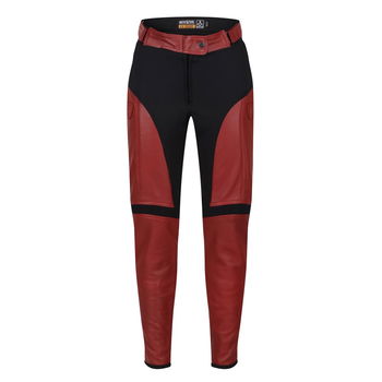 Fiona Leather Pants Red