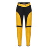 MotoGirl MotoGirl Fiona Leather Pants Yellow - Thumbnail 1