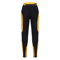 Fiona Leather Pants Yellow