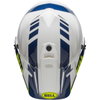 Bell MX-9 Adventure Mips Dash Helme White Blue Hi Viz Size: S