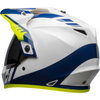 Bell MX-9 Adventure Mips Dash Helme White Blue Hi Viz Size: S