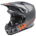 Formula CC Primary Helmet Matte Grey Orange