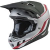 Fly Fly Formula CC Driver Helmet Silver Red White - Thumbnail 1