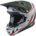 Formula CC Driver Helmet Silver Red White