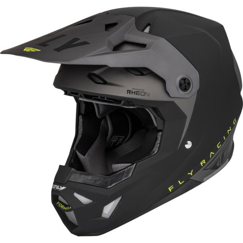 Fly Formula CP Slant Youth Helmet Black Grey Hi-Viz