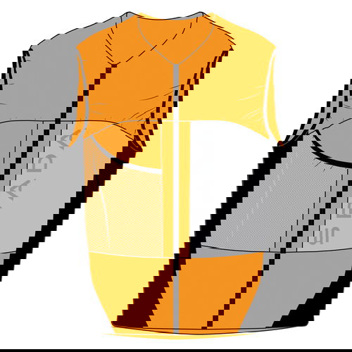 Spada Spark Hi-Vis Vest Orange Fluo