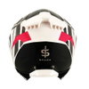 Spada Spada SP18 Helmet Strike White Red Black - Thumbnail 3