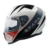 Spada Spada Raiden 2 Thunder Helmet Black White Red - Thumbnail 2