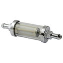 Chrome Fuel Filter imperial 5/16in