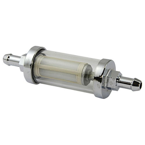Bike It Chrome Fuel Filter imperial 5/16in