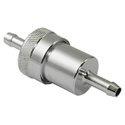 Chrome Fuel Filter - 6mm