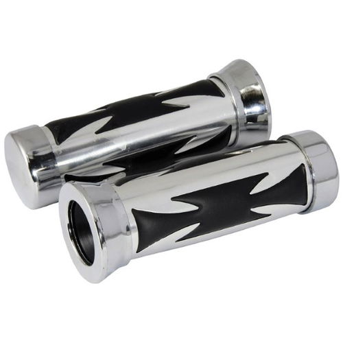 Bike It Chrome Chopper Cushion Grips