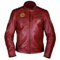 Café Racer 82 Mens Jacket Oxblood